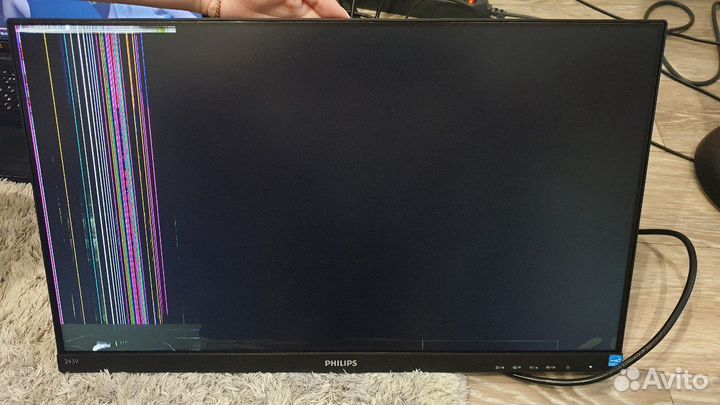 Монитор Philips 243V7qjabf на запчасти