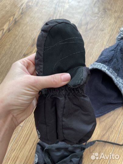 Шапка+варежки