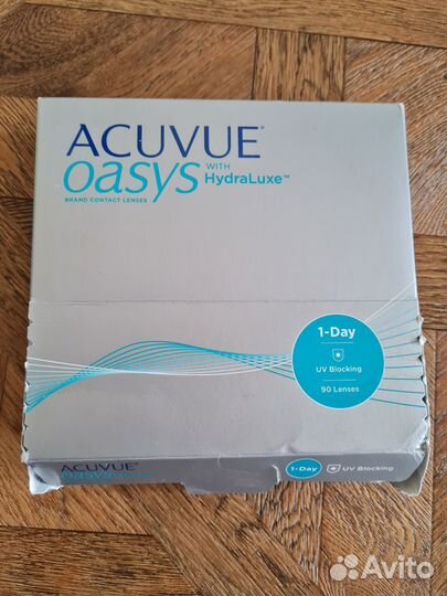 Линзы Acuvue Oasys 1-day, -3.5 90 шт