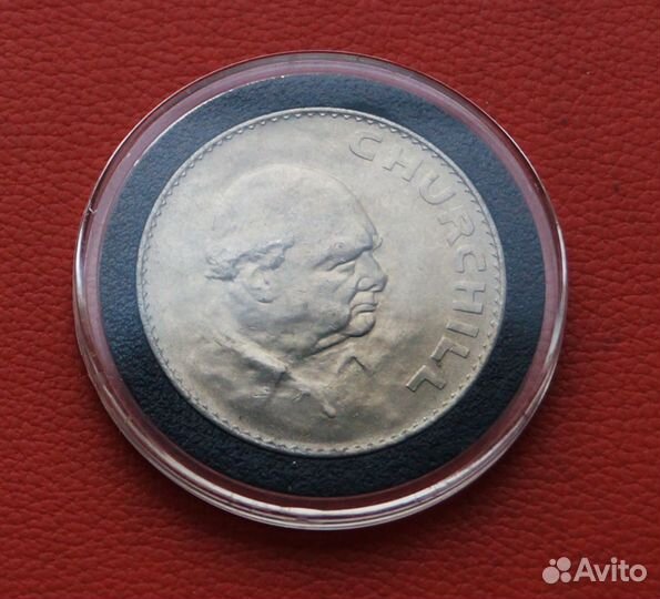 Великобритания 1 крона 1965 - Уинстон Черчилль