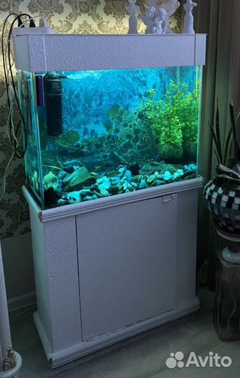 Аквариум с тумбой 130 литров