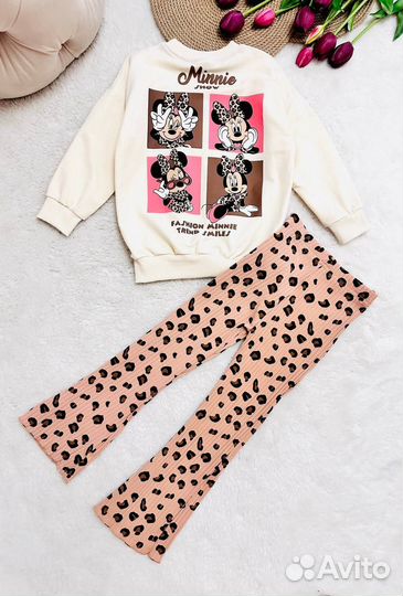 Детский свитшот и лосины 104 110 116 128 140