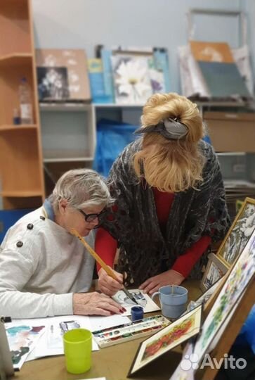 Ждём 12 сент. Живопись в доме твоорчества в центре