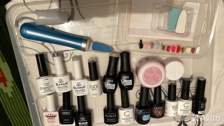 Шеллаки, гели, уф лампа