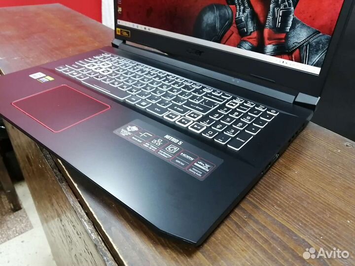 Супер игровой Acer Nitro 17.3 120Hz /RTX3060 6GB