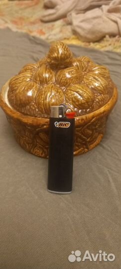 Фарфоровая маслёнка Кузнецов