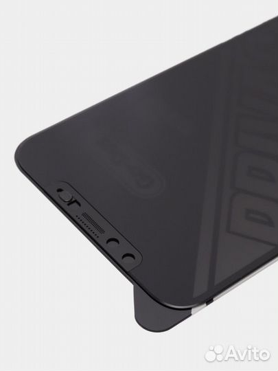 Стекло защитное анти-шпион матовое iPhone 11/XR