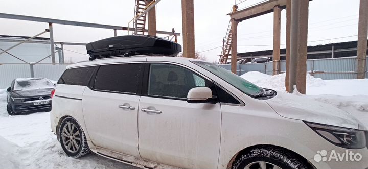 Автобокс на крышу kia carnival 3 аренда