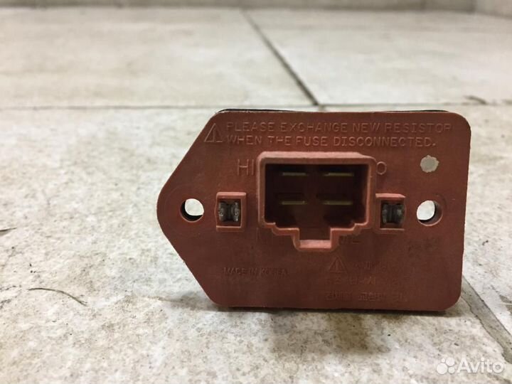 Резистор отопителя Chevrolet Lacetti J200