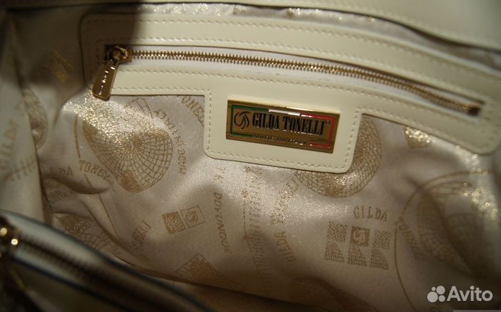 Сумка натуральная кожа Gilda Tonelli