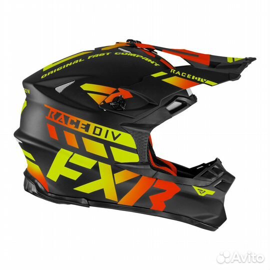 Шлем снегоходный FXR Blade Race Div Black/Inferno