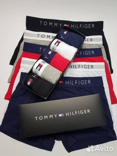 Мужские трусы-боксеры Tommy hilfiger 5 штук