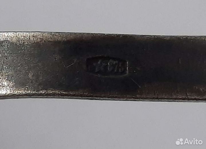 Лопатка для торта Эмаль 875 проба СССР