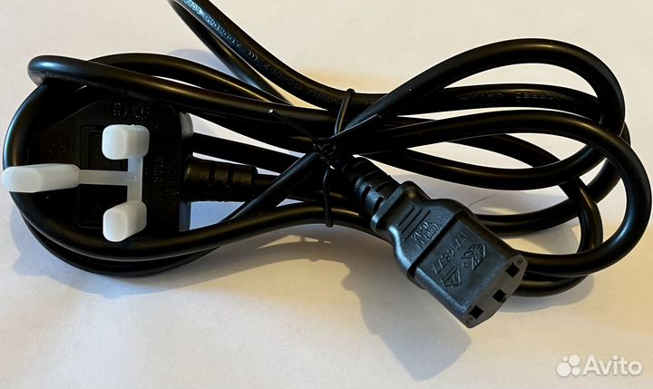 Кабель питания с британской вилкой