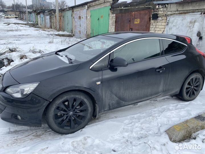 Opel Astra GTC 1.4 AT, 2013, битый, 186 000 км