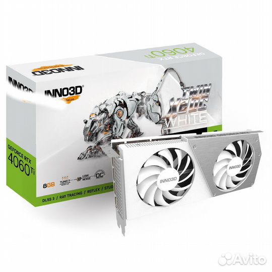 Видеокарта Inno3D nVidia GeForce RTX 4060 Ti Twin