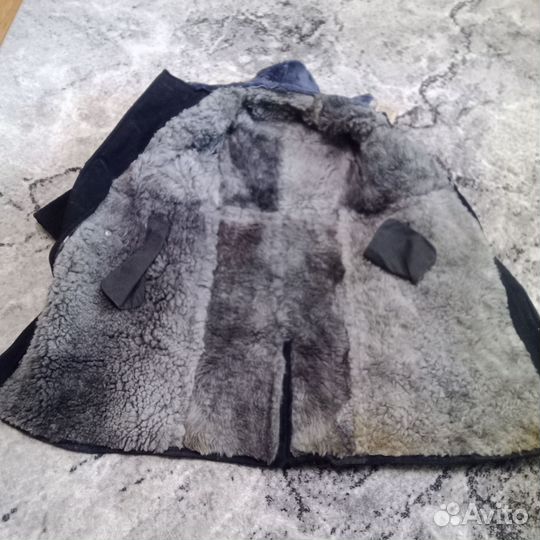 Тулуп из овчины милицейский