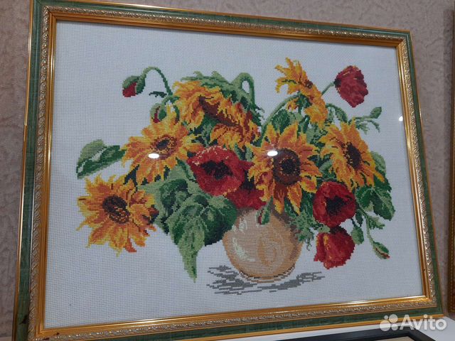 Картина вышитая крестом
