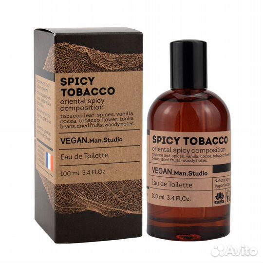 Туал. вода муж. VeganManStudio Spicy Tobacco,100мл