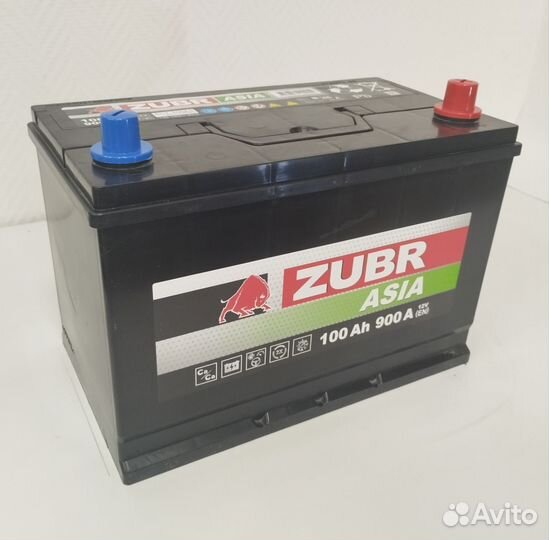 Zubr asia 100Ач 850А. Магазин. Гарантия