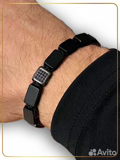 Браслет мужской из натуральных камней