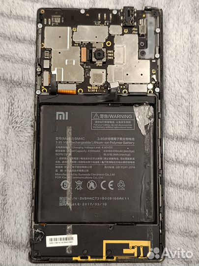Xiaomi Mi Mix плата/шлейф/камера/батарея/разбор