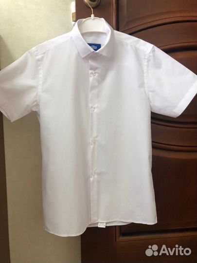 Рубашка школьная с коротким рукавом для мальчика