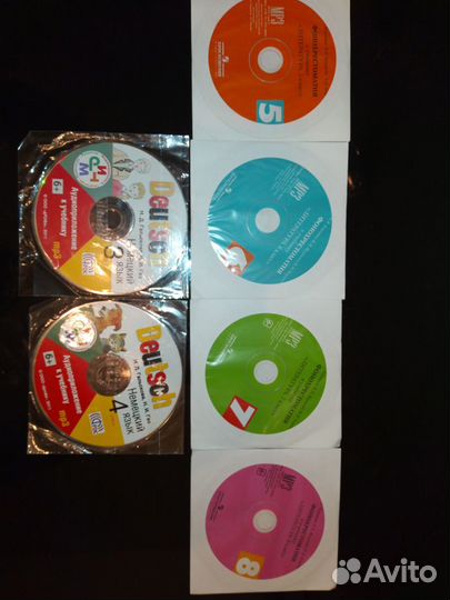 Программы на дисках школьного образован, переноска