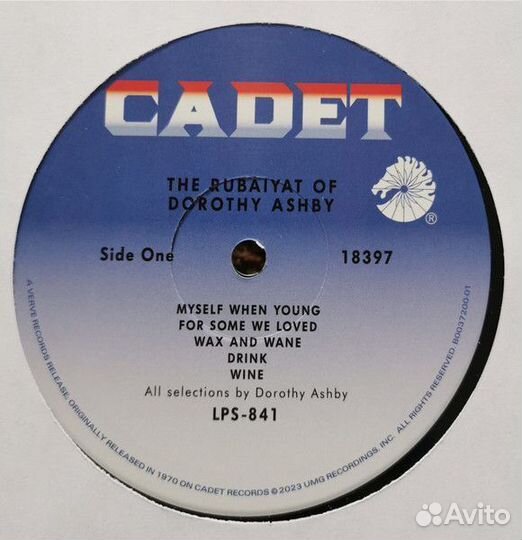 Винил Dorothy Ashby – The Rubaiyat Of Dorothy