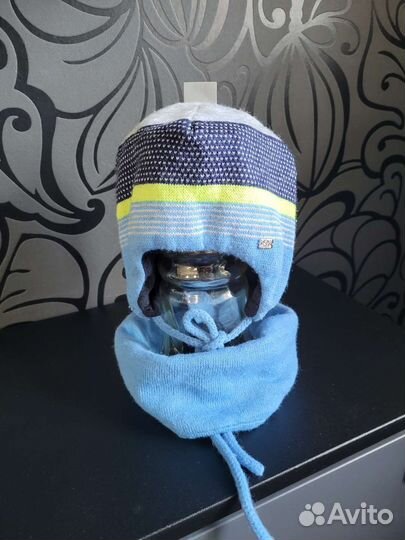 Комплект шапка и снуд детский