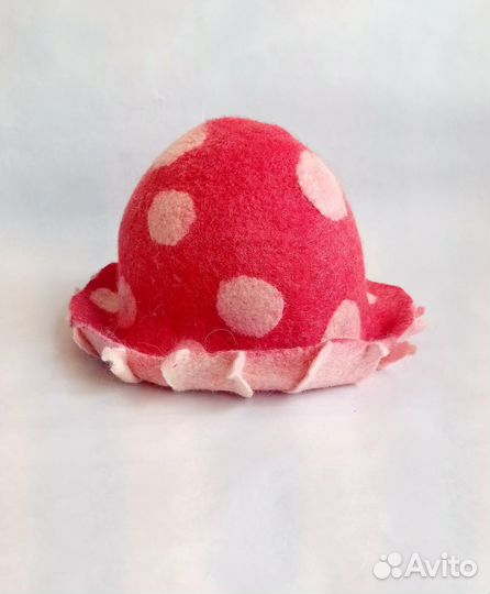 Банная шапка. Мухомор