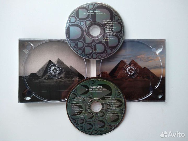 2 CD диска. Pink Floyd. The Dark side of the moon