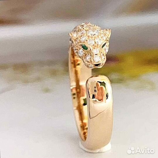 Кольцо panthère de cartier 0,77ct