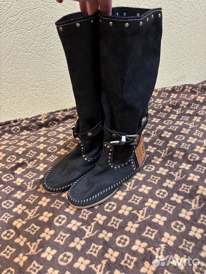 Сапоги женские натуральная кожа 37