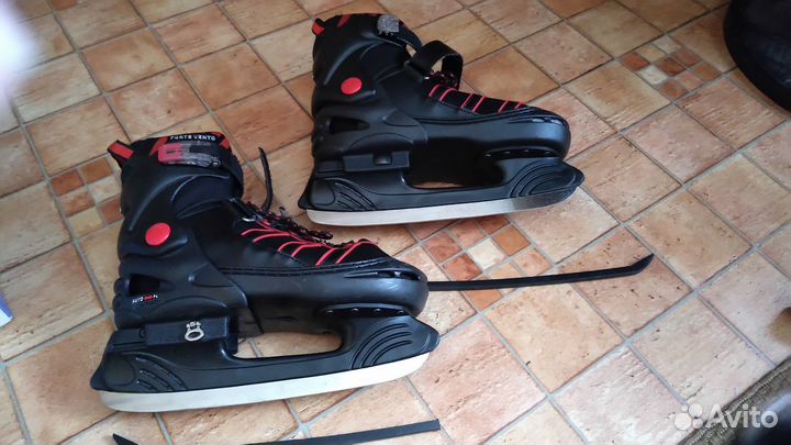 Коньки регулируемые 38-41, ботинки для лыж 38 р