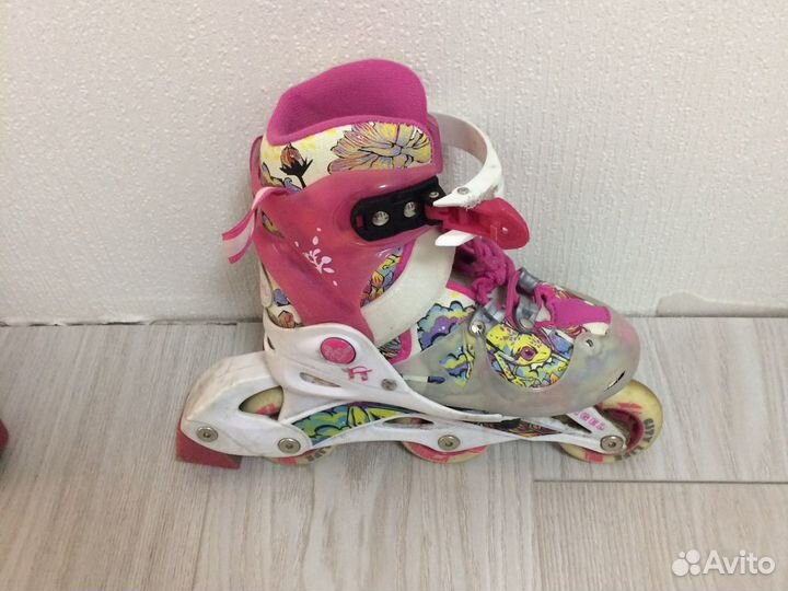 Ролики детские раздвижные + защита