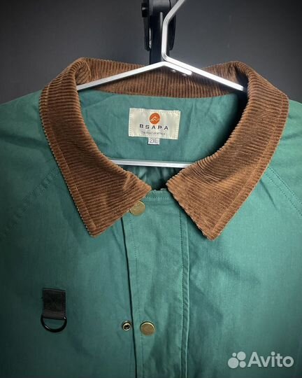 Куртка с вельветовым воротником