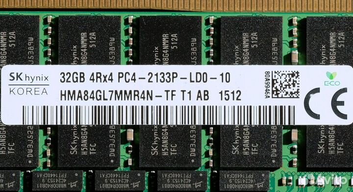 32GB DDR4 ECC REG PC4-2133P-L lrdimm Hynix