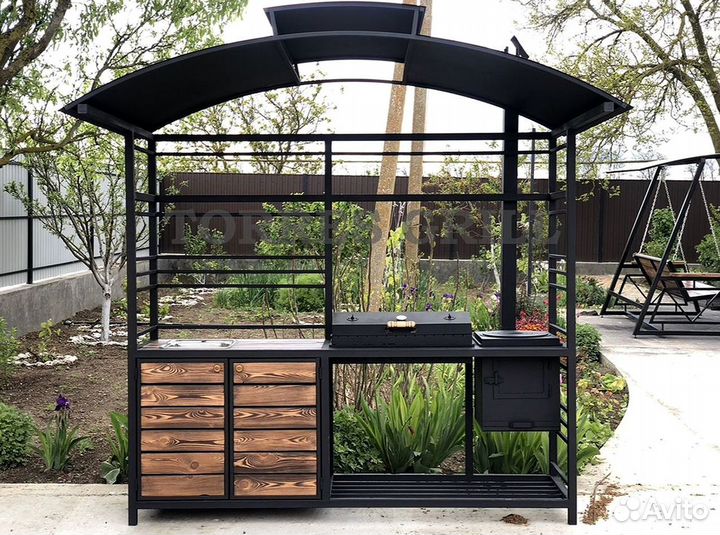 Мангальный комплекс из металла