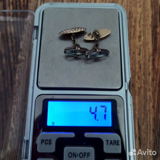 Запонки серебро 875 СССР