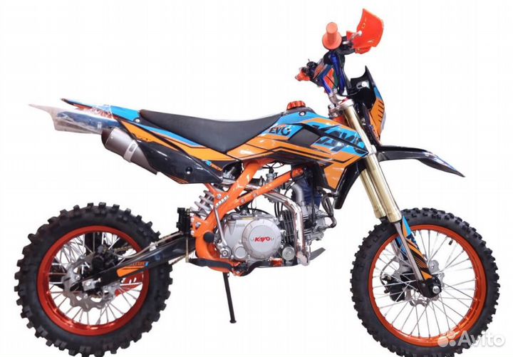 Питбайк kayo evolution YX140EM 17/14 KRZ (механ. с