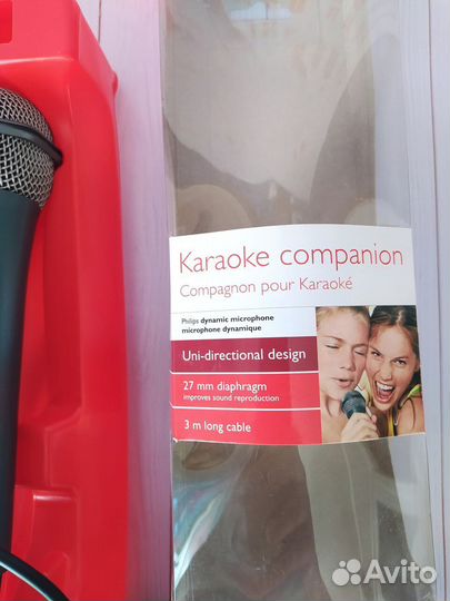 Микрофон для караоке Филипс philips