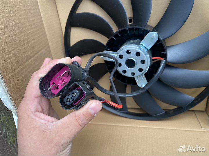 Вентилятор охлаждения двигателя