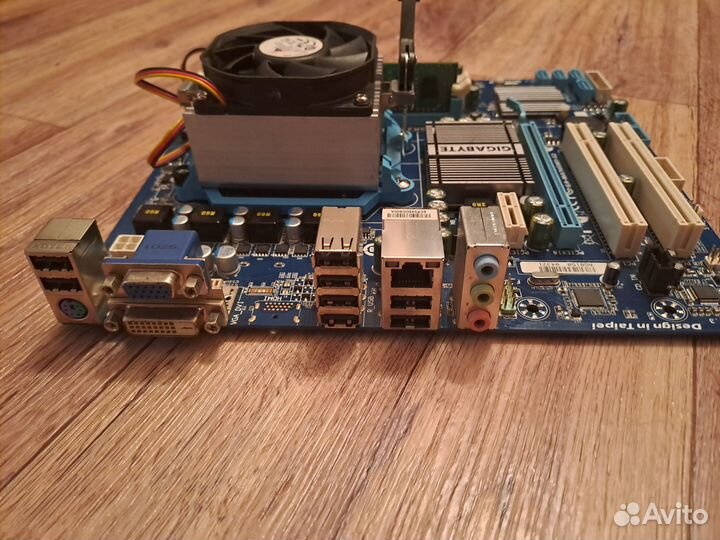 Материнская плата с процессором ам3, ddr3 4gb