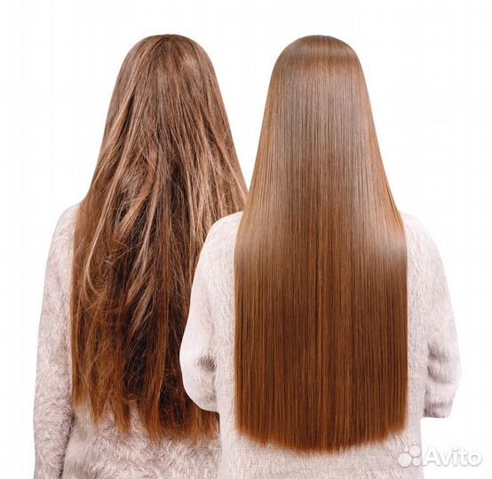 Кератиновое выпрямление волос