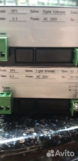 Амперметр и миливольт метр