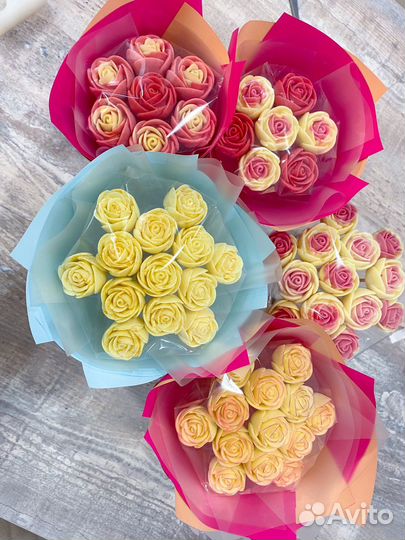 Букет из шоколадных роз