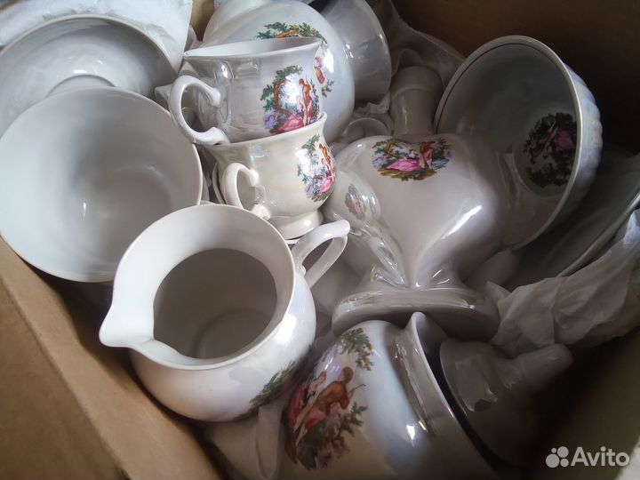 Чайно- кофейный сервиз. Не полный