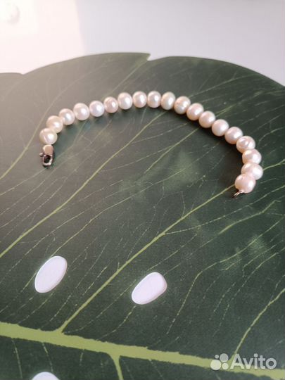 Браслет из натурального жемчуга