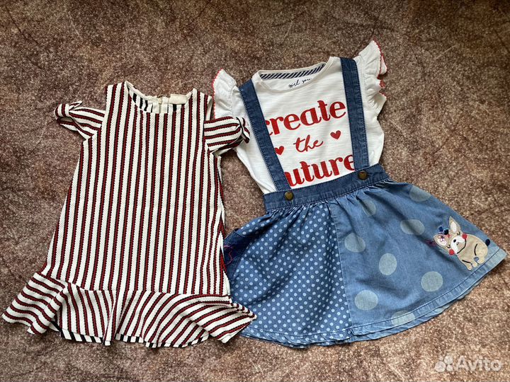 Одежда пакетом для девочки 98-104